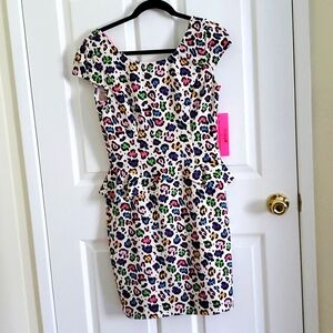 Betsey Johnson cheetah print dress